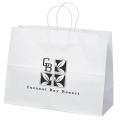 Vogue-White Paper Bag - Flexo Ink Print