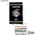 72 Hr Fast Ship - Team Towel in Microfiber Dri-lite Terry, 15x25, Sublimated Sports Towel
